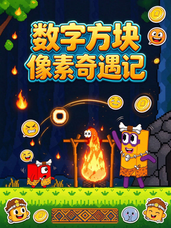 数字方块像素奇遇记