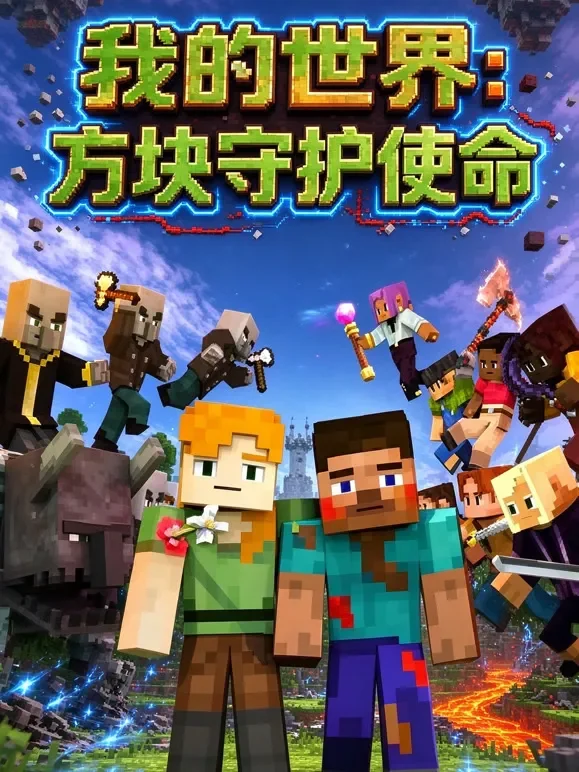 我的世界：方块守护使命动漫海报