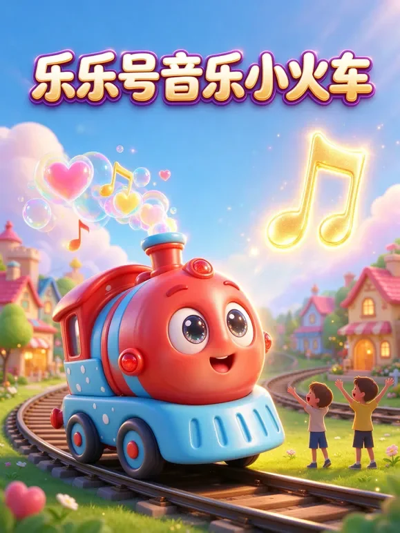 乐乐号音乐小火车动漫海报