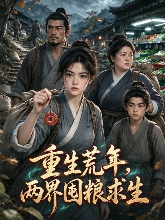 重生荒年，两界囤粮求生动漫海报