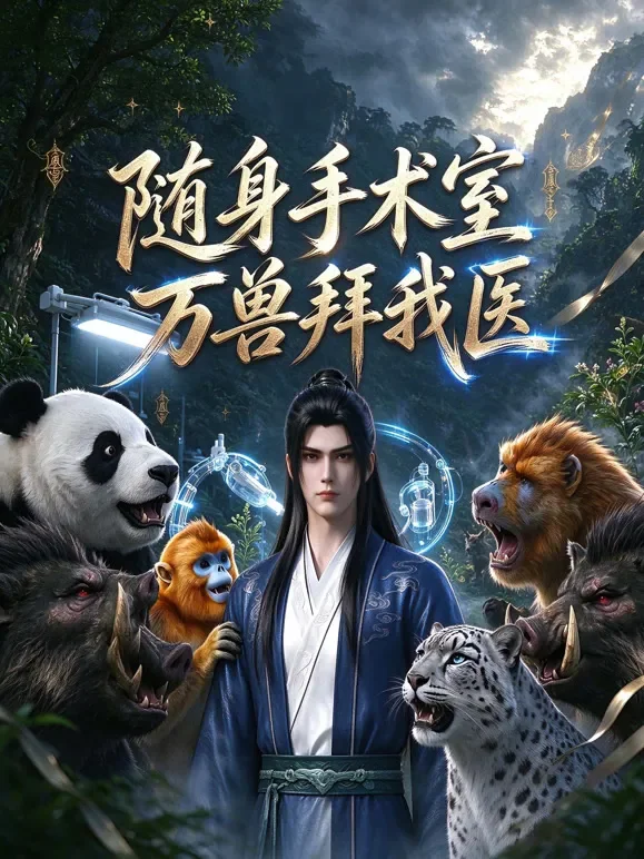 随身手术室，万兽拜我医动漫海报