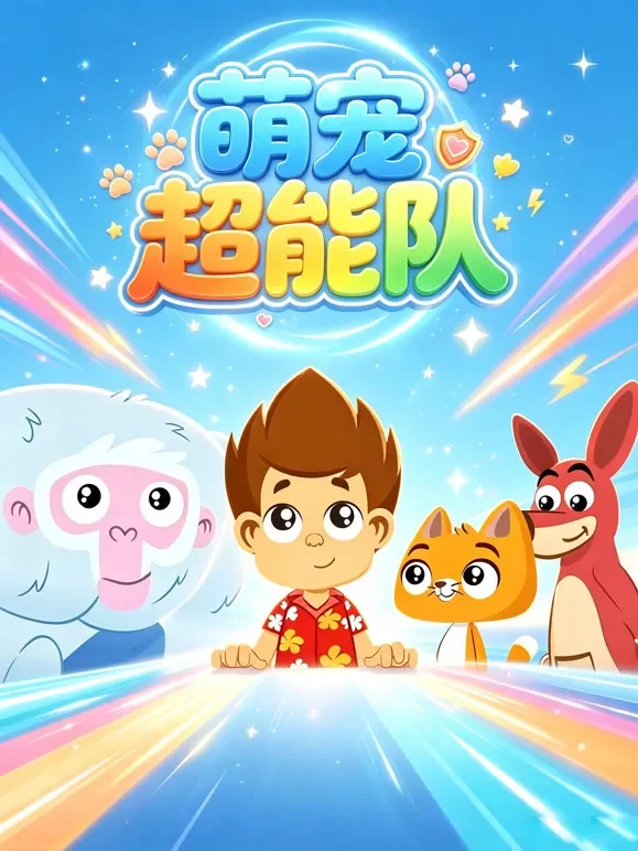 萌宠超能队动漫海报