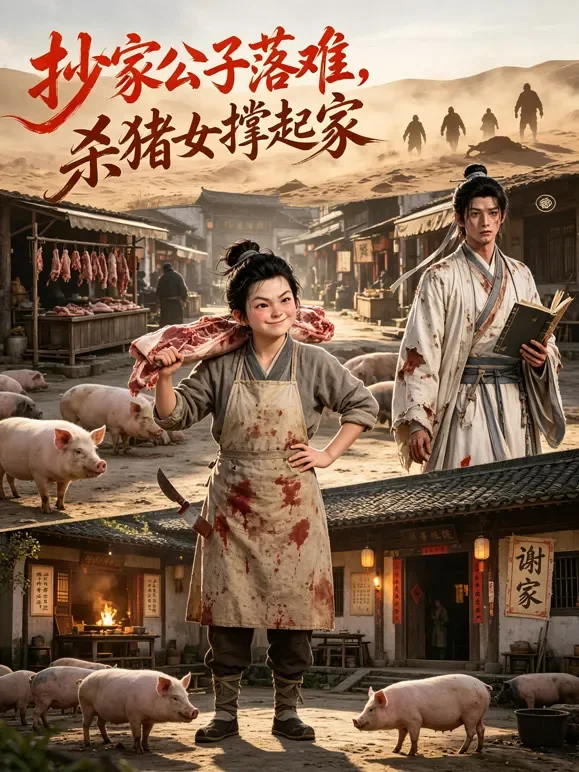 抄家公子落难，杀猪女撑起家动漫海报