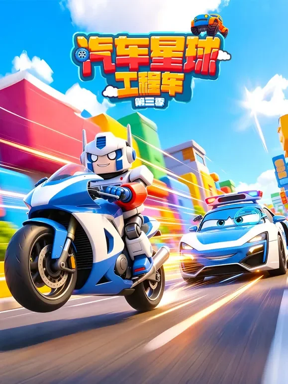 汽车星球工程车 第3季动漫海报