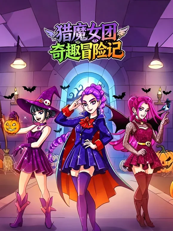 猎魔女团奇趣冒险记动漫海报