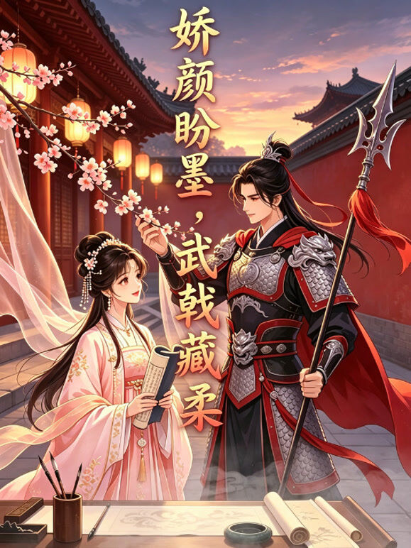 娇颜盼墨，武戟藏柔