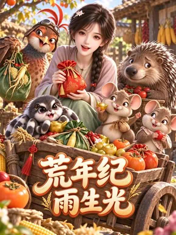 荒年纪雨生光动漫海报