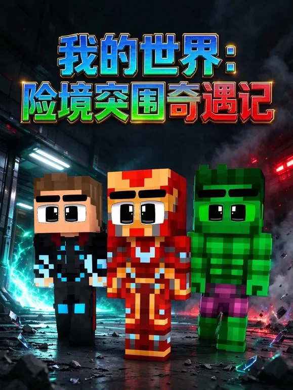 我的世界：险境突围奇遇记动漫海报