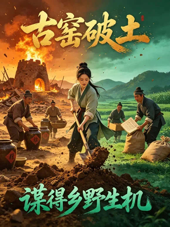 古窑破土谋得乡野生机动漫海报