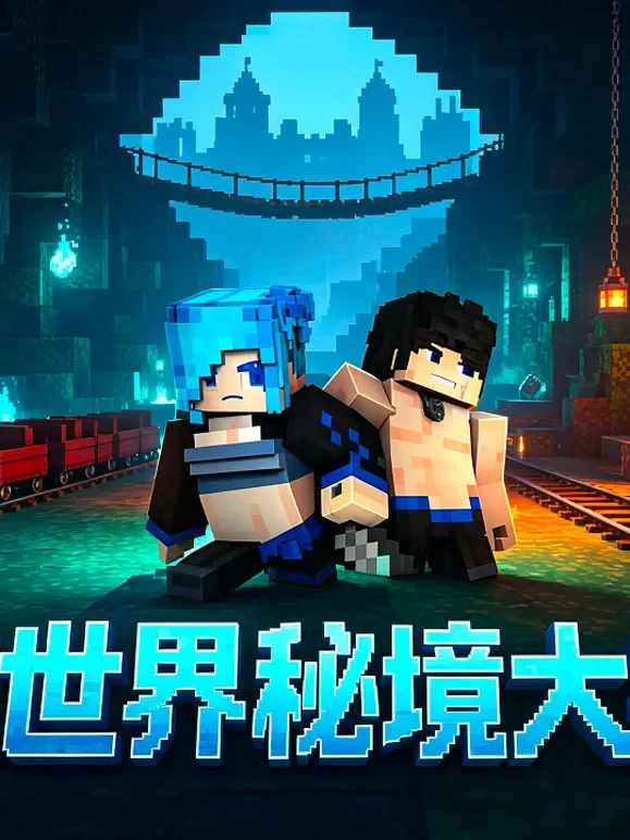 像素世界秘境大探险动漫海报