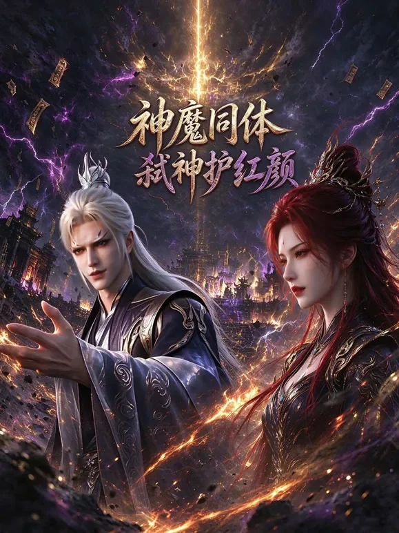 神魔同体，弑神护红颜动漫海报