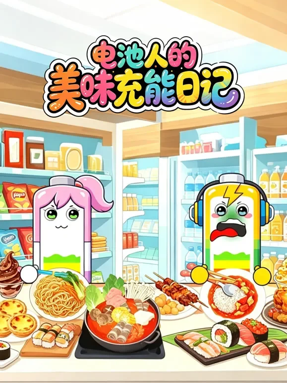 电池人的美味充能日记动漫海报