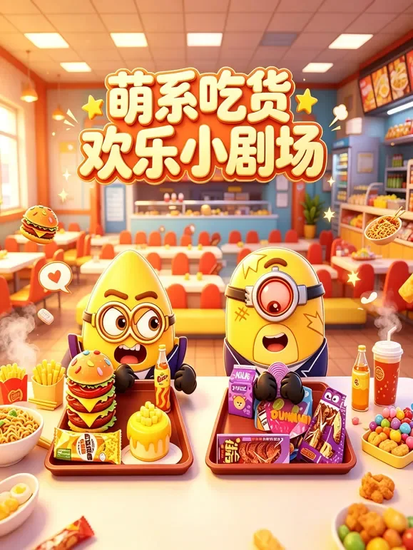 萌系吃货欢乐小剧场动漫海报