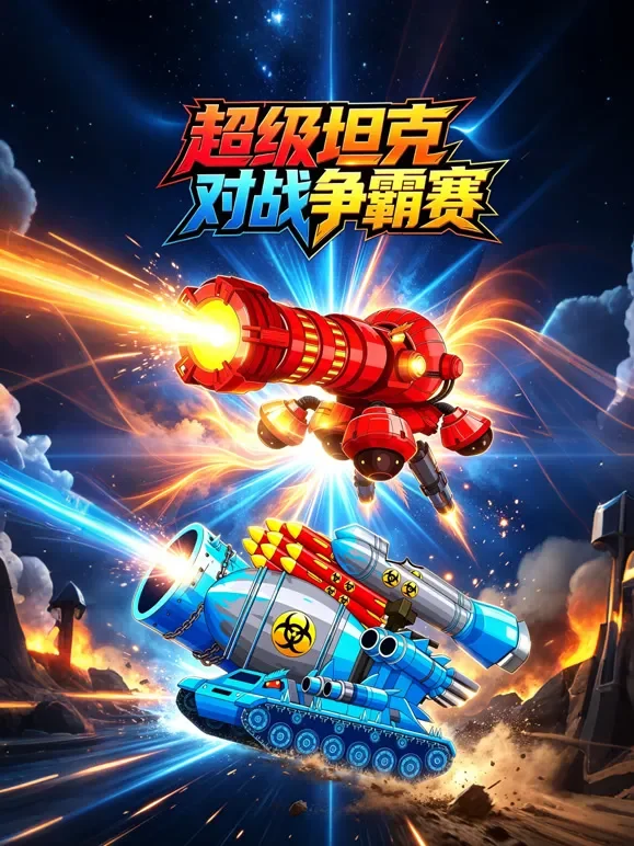 超级坦克对战争霸赛动漫海报