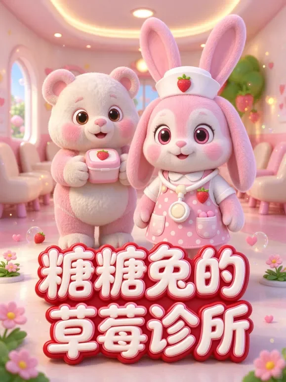 糖糖兔的草莓诊所动漫海报