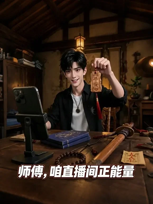 师傅，咱直播间正能量动漫海报