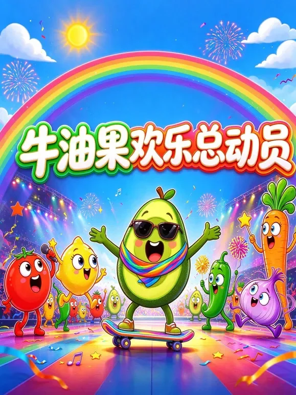 牛油果欢乐总动员动漫海报