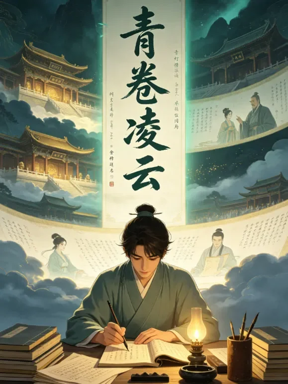 青卷凌云动漫海报