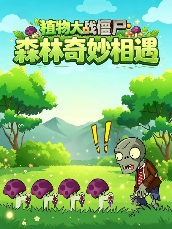 植物大战僵尸：森林奇妙相遇动漫海报