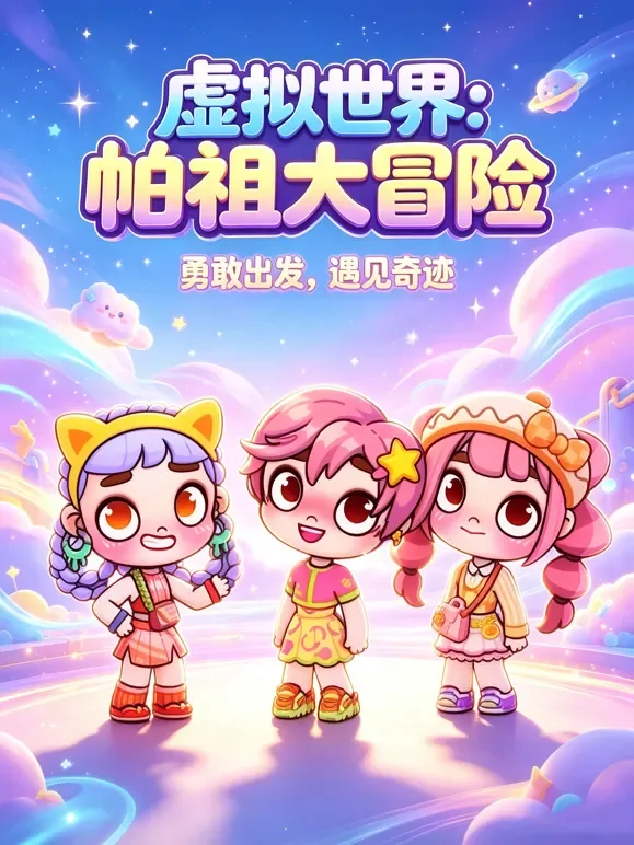 虚拟世界：帕祖大冒险动漫海报