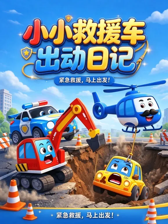 小小救援车出动日记动漫海报