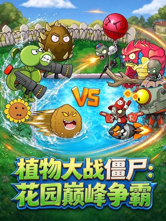 植物大战僵尸：花园巅峰争霸动漫海报