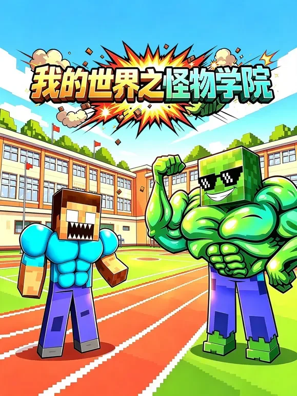我的世界之怪物学院动漫海报
