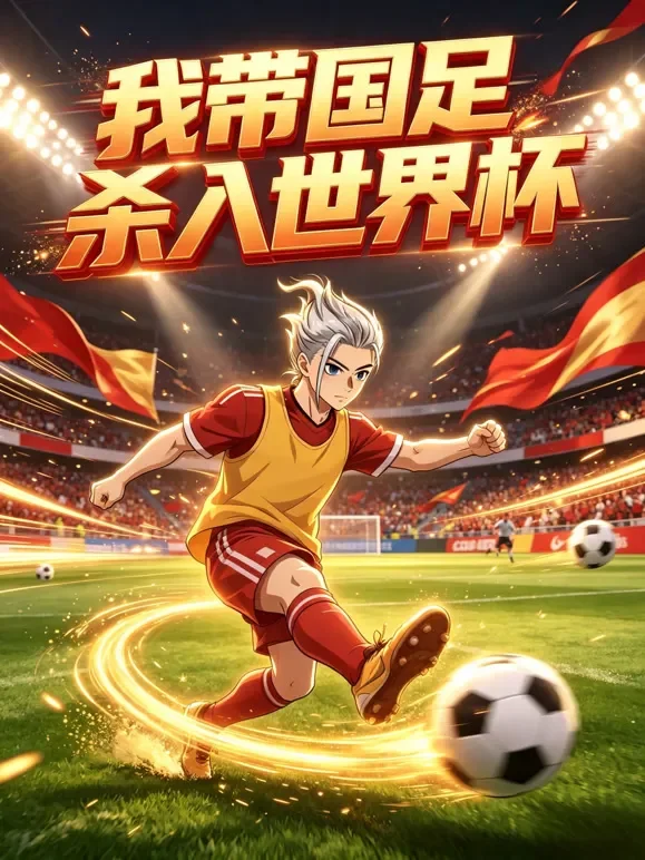 我带国足杀入世界杯动漫海报