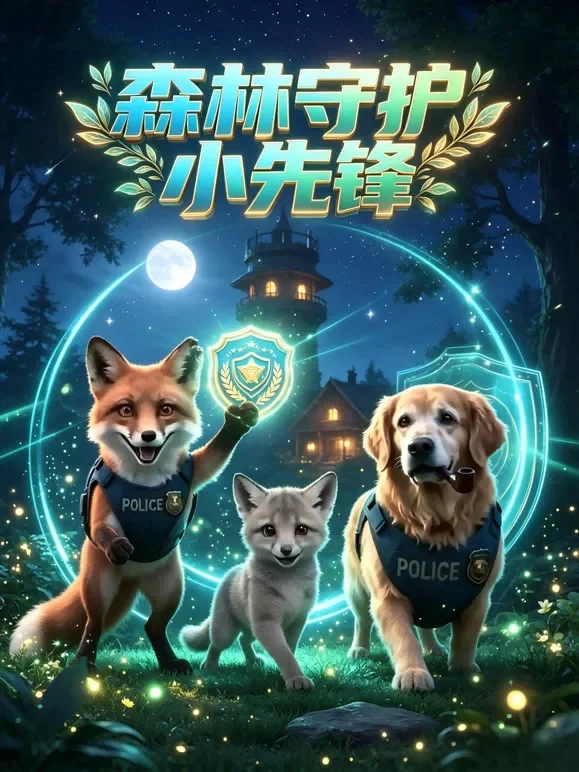 森林守护小先锋动漫海报