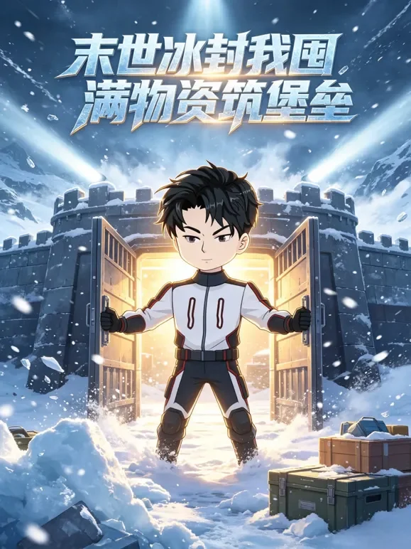 末世冰封我囤满物资筑堡垒动漫海报