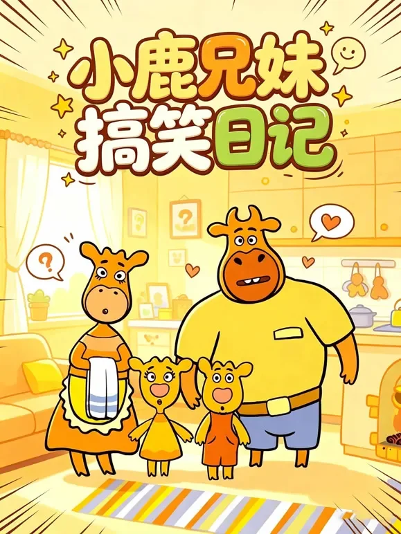 小鹿兄妹搞笑日记动漫海报