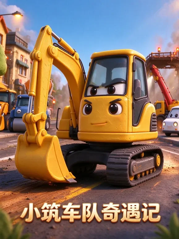 小筑车队奇遇记动漫海报