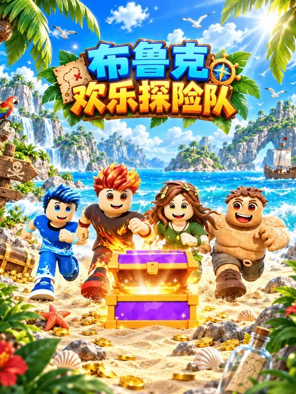 布鲁克欢乐探险队动漫海报