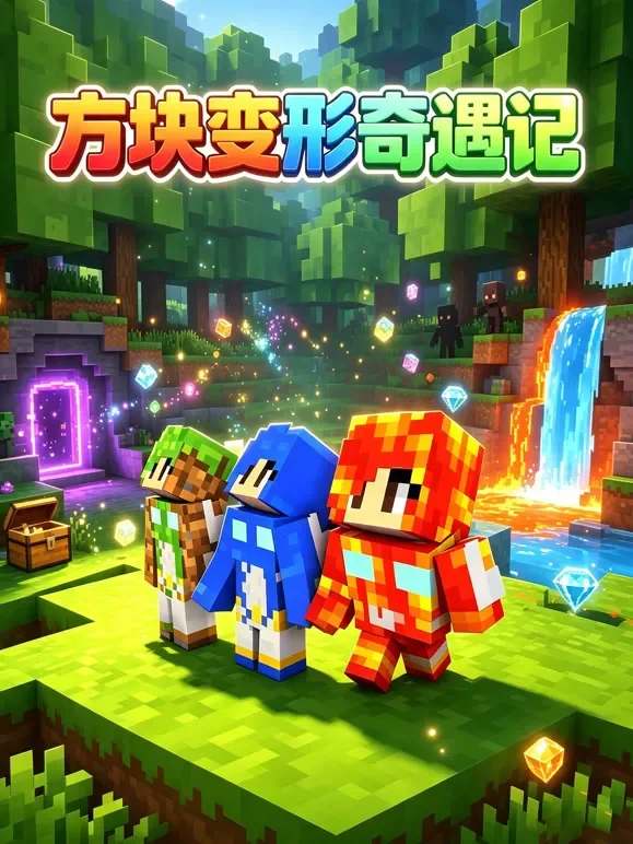 方块变形奇遇记动漫海报