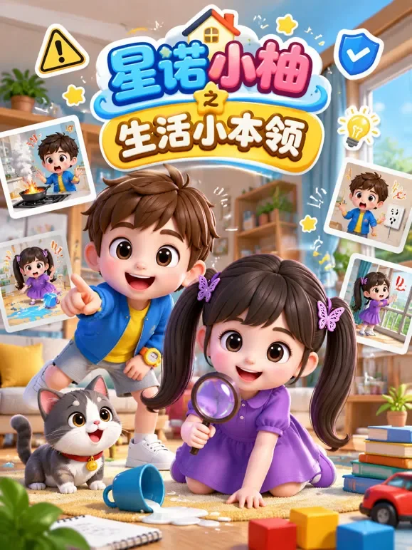 星诺和小柚动漫海报