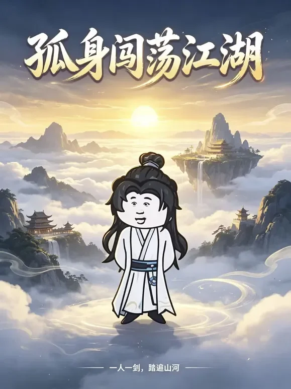 孤身闯荡江湖动漫海报