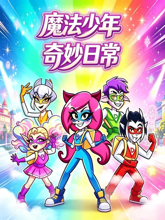 魔法少年奇妙日常动漫海报