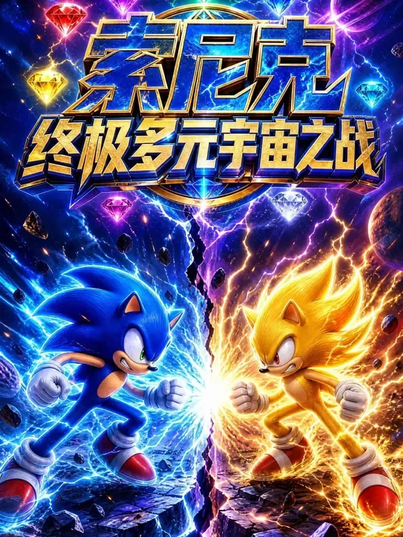 索尼克终极多元宇宙之战动漫海报