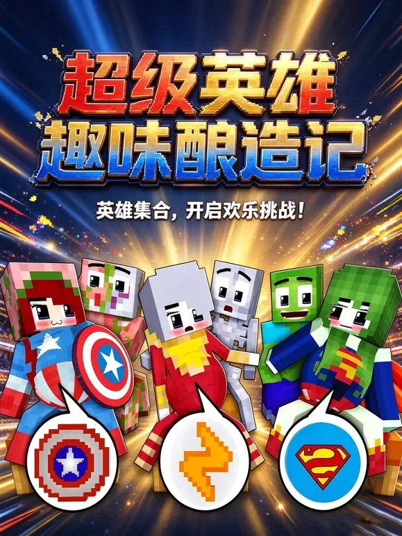 超级英雄趣味酿造记动漫海报