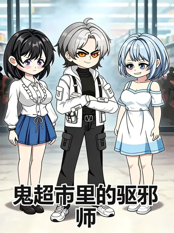 鬼超市里的驱邪师动漫海报