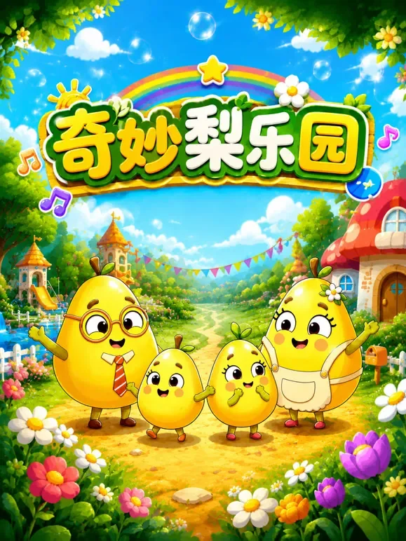 奇妙梨乐园动漫海报