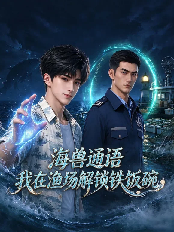 海兽通语，我在渔场解锁铁饭碗动漫海报
