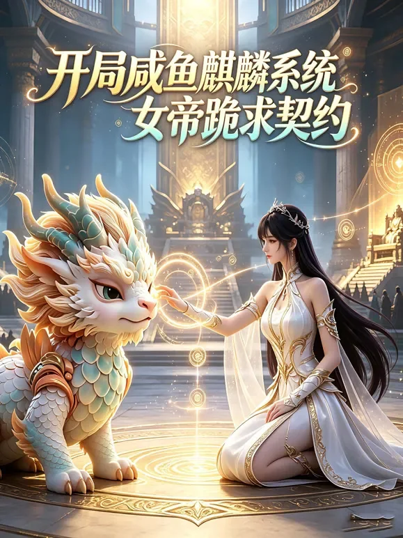 开局咸鱼麒麟系统，女帝跪求契约动漫海报
