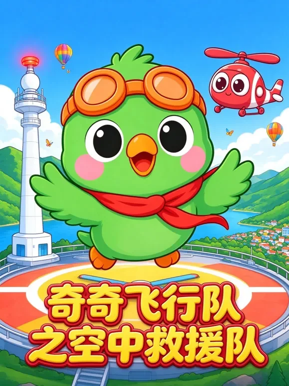 奇奇飞行队之空中救援队动漫海报