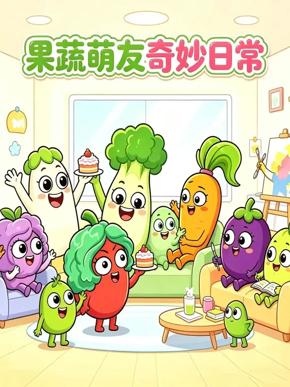 果蔬萌友奇妙日常动漫海报