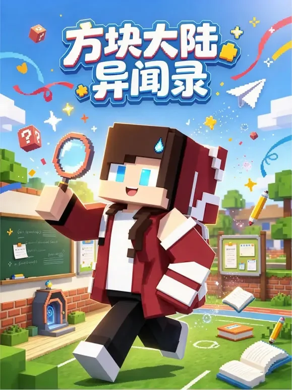 方块大陆异闻录动漫海报
