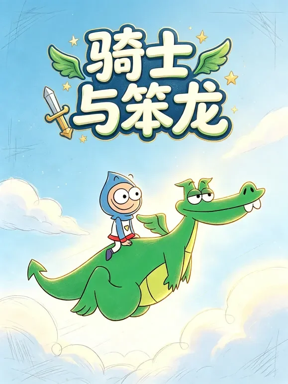 骑士与笨龙动漫海报