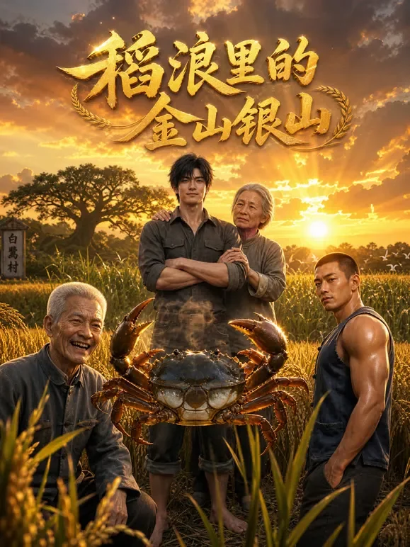 稻浪里的金山银山动漫海报
