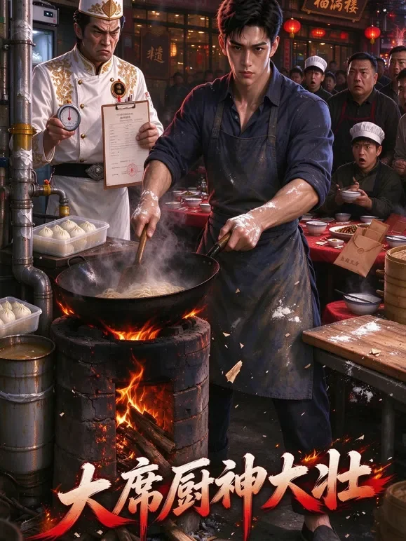 大席厨神大壮动漫海报
