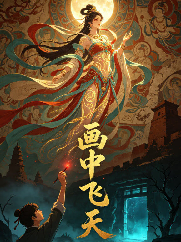 画中飞天